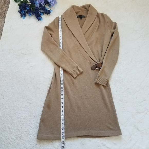 Ralph Lauren Black Label Merino Wool Blend Sweater Dress - Picture 5 of 10